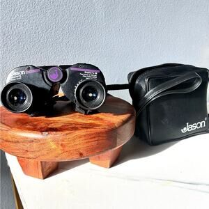 Jason Graphite Empire 7x25 Binoculars w/ Case – Fully Coated Optics